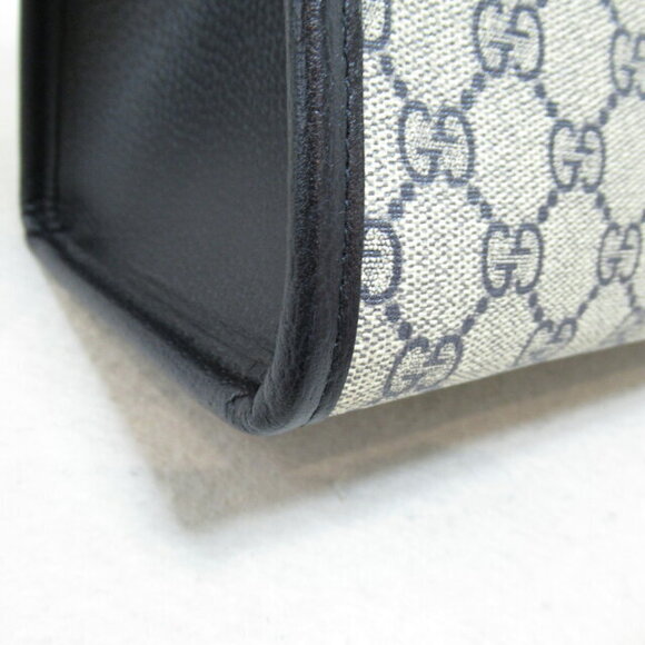 Gucci Shoulder Bag canvas leather beige - Picture 8 of 9